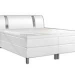 Boxspringbett Polsterbett Boxspringbetten Betten 180x200 cm Weiss inkl. Topper