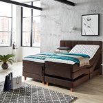 Boxspringbett ROCKSTAR HEAVEN elektrisch verstellbar von WELCON 160x200 **22 Farben** erhältlich in H1, H2, H3, H4, H5 (rechts und links beliebig kombinierbar) - günstig direkt vom Hersteller ohne Zwischenhandel (lieferbar in grau, hellgrau, dunkelgrau, braun, beige, blau, rot, gelb, u.v.m.)