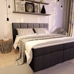Boxspringbett ka-line® mit Füßen Polsterbett Premium Hotelbett Bett amerikanische Doppelbett Luxus Komfort