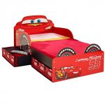 Disney CARS Toddler Bed Storage Kinderbett Bett Lightning McQueen Aufbewahrungsschubladen Auto