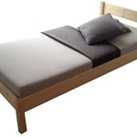 Erhöhtes Bett Holz massiv mit Kopfteil, Höhe wählbar 90 100 120 140 160 180 200 x 200cm hergestellt in BRD