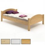 Holzbett Einzelbett Doppelbett Bett FLIMS in 3 Farben und 4 Größen