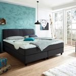 Luxus Boxspringbett ROCKSTAR CONVEX von WELCON 140x200 **22 Farben** erhältlich in H1, H2, H3, H4, H5 (rechts und links beliebig kombinierbar) - reduziert direkt vom Hersteller ohne Zwischenhandel (lieferbar in grau, hellgrau, dunkelgrau, braun, beige, blau, rot, gelb, u.v.m.)