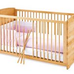 Pinolino - 112302 - Kinderbett Ole (140 x 70 cm) - mit 3 Schlupfsprossen aus vollmassiver Buche, geölt