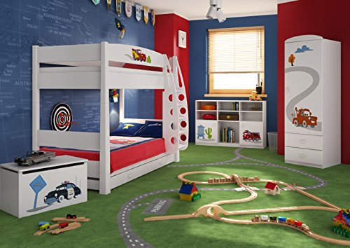 Schlafzimmer-Set Kindermöbel "Cars" Jugendzimmer komplett Kinderzimmer