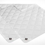 Sei Design® leichte Bettdecke Classic Dream Mikrofaser , weiß, gestept, schadstoffgeprüft nach Öko-Tex Standard 100