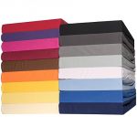 Spannbettlaken Jersey Baumwolle | viele Farben alle Größen | Spannbetttuch für Matratzen | CelinaTex Lucina