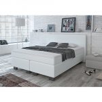 Designer Boxspringbett 140x200 160x200 180x200 Doppelbett Polsterbett Bett Hotelbett Kunstleder (160x200)