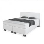 Designer Boxspringbett 140x200 160x200 180x200 Doppelbett Polsterbett Bett Hotelbett Kunstleder (160x200)