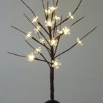 LED-Dekorationsleuchte LED-Tischleuchte Blütenbaum 16 flammig batteriebetrieben LED-Weihnachtsleuchte LED-Weihnachtslampe LED-Tischlampe Nachttisch-Leuchte Nachttisch-Lampe