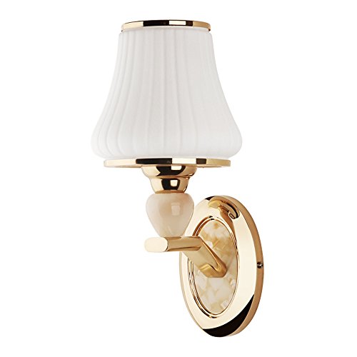 Larsure Vintage Industrial Style Wandleuchte Wandleuchte Lampe Gold LED Schlafzimmer Nachttisch kristall Wandleuchte Wohnzimmer Wandleuchte, 150mm*330mm