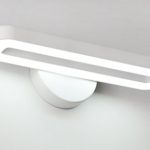 Modernes einfaches gelesenes Tuch-Hotel-Wohnzimmer-Schlafzimmer-Gange LED-Nachttisch-Lampe US-Wand-Lampe mit Schalter ( Farbe : Weiß )