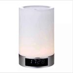 Smart LED Stereo Night Light Lautsprecher, Bunte Atmosphäre Nachtlicht Lautsprecher Stereo-Subwoofer mit Intelligenter Touch-Steuerung Für Home-Nachttisch, Outdoor, Reisen