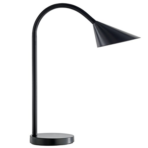 UNILUX Sol schwarz - moderne LED-Schreibtischlampe, flexible Schreibtisch-Leuchte Lampe Bürolampe Tischlampe Leselampe Leuchte Büroleuchte Schreibtischleuchte Tischleuchte Leseleuchte Leselicht blendfrei
