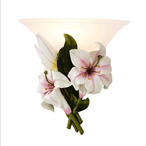 ZYN Harz Wand Lampe - Wohnzimmer Treppen Korridor Gang Schlafzimmer Nachttisch Lampe Blumen Wandleuchte ZYNSF