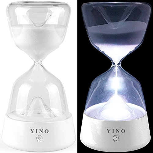 yino Sanduhren sleep-assistant LED-Lampe, 15 Minuten Timer Lampe, 4 Farben LED Nachttisch Nacht Lampe, touch-sensor Nachtlicht
