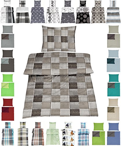 Wasserbetten-Markenshop Baumwolle Bettwäsche Renforce 2 Größen viele schöne Designs
