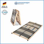 Ravensberger Matratzen® PURAMED ® Lattenrost | 7-Zonen-Birke-Lattenrahmen | 28 Leisten| Starr/Verstellbar/Elektrisch| KLAPPRAHMEN - Made IN Germany | 80-100 x 200 cm